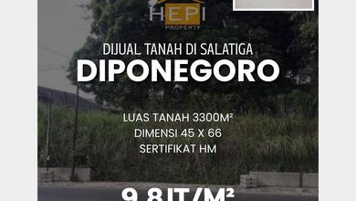 Dijual Tanah Premium di Salatiga, Salatiga, LT 3300m²
