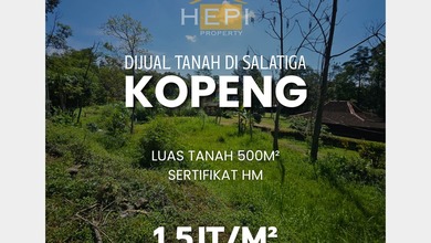 Jual Tanah di Lokasi Premium Kopeng, Salatiga, Harga 750 Juta