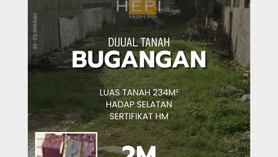 Dijual Tanah di Lokasi Premium Bugangan, Semarang, Harga 2 Miliar