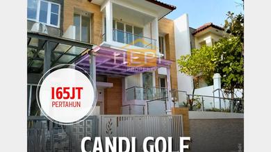 Rumah Sewaan Murah di Candi Golf, Semarang, 4 KT, Harga 165 Juta /tahun