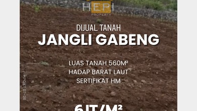 For Sale Tanah Premium di Jangli, Semarang, LT 560m²