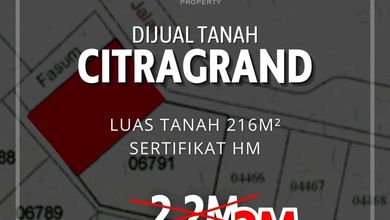 Tanah Elit Dijual di Citragrand, Semarang, Harga 432 Miliar