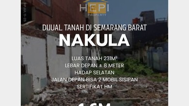 Promo Tanah Harga Ekonomis di Semarang Barat, Semarang