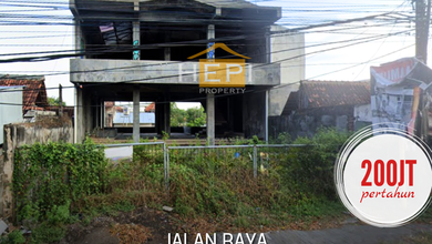 Gedung di Jalan Raya Solo-Yogyakarta Hitung tanah 