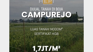 Dijual Tanah Eksklusif di Boja, Kendal, LT 14000m²