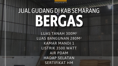 Gudang siap pakai di Bergas Karangjati Kab Semarang