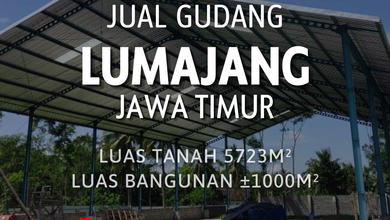 Gudang dan kantor baru gress di pasirian, Lumajang, Jawa Timur