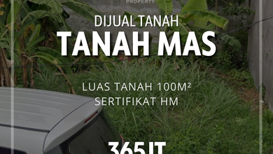 Dijual Kavling 100 m2 Area Cluster Mewah Tanah Mas