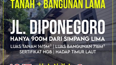 Kavling Prestisius Dijual di Semarang Tengah, Semarang, Harga 22,6 Miliar
