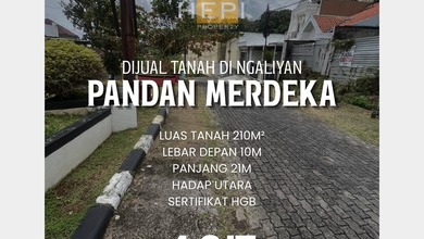 Jual Cepat Tanah Strategis di Ngaliyan, Semarang, LT 210m²