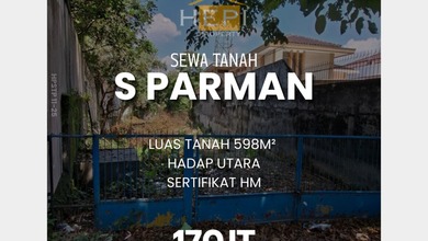 For Lease Tanah Premium di Gajah Mungkur, Semarang, LT 598m²