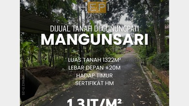Tanah Nyaman untuk Hunian di Gunung Pati, Semarang, Luas 1322m²