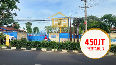 Tanah Anti Banjir Ukuran 2000 m2, Disewa dengan Harga Murah