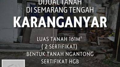 Jual Tanah Lokasi Strategis, LT 161 m2