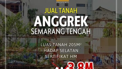 For Sale Tanah Eksklusif di Semarang Tengah, Semarang, LT 205m²