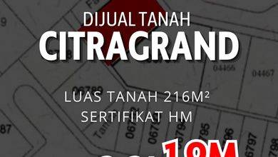 Tanah LT 216 m2 Area Strategis Tembalang, Dijual Terjangkau