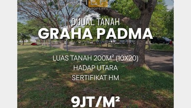 Dijual Tanah di Lokasi Premium Graha Padma, Semarang, Harga 1,8 Miliar