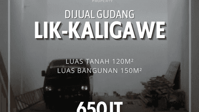 Gudang siap pakai di Lingkungan Industri Kaligawe Semarang