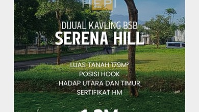 For Sale Tanah Eksklusif di BSB City, Semarang, LT 179m²