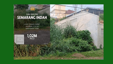 Dijual Kavling 240 m2 Lokasi Komplek Mewah Semarang Barat