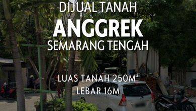 Tanah LT 250 m2 Kawasan Strategis Semarang Tengah, Dijual Murah