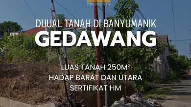 Jual Cepat Tanah Strategis di Banyumanik, Semarang, LT 250m²