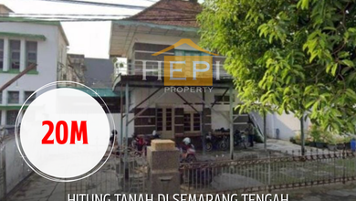 For Sale Tanah Eksklusif di Semarang Tengah, Semarang, LT 751m²