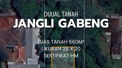For Sale Tanah Premium di Jangli, Semarang, LT 560m²