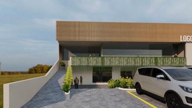 Disewakan Ruang Usaha Mewah 100 % Baru 3Lantai Dng Halan Parkir Luas