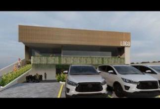 Disewakan Ruang Usaha Mewah 100 % Baru 3Lantai Dng Halan Parkir Luas