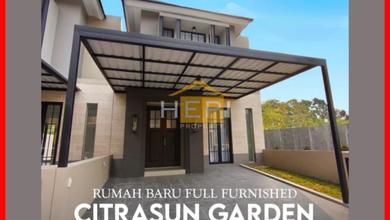 Disewakan Rumah Baru Full Furnished di Citrasun Garden - Siap Huni