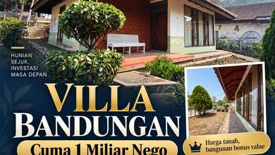 Villa Bandungan 1 M Nego, Harga Tanah Bonus Bangunan Kab Semarang