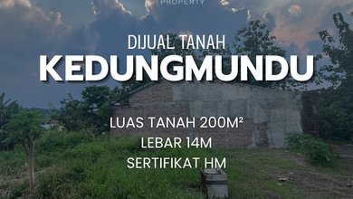 Dijual Tanah di Lokasi Premium Kedungmundu, Semarang, Harga 850 Juta