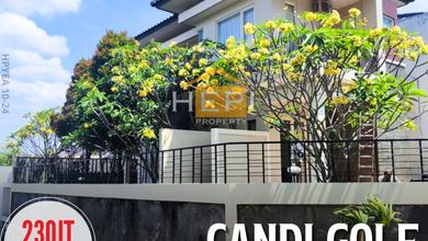 Disewakan Cepat Rumah Cantik dengan Tanah Luas 260 m2 Kawasan Candi Golf