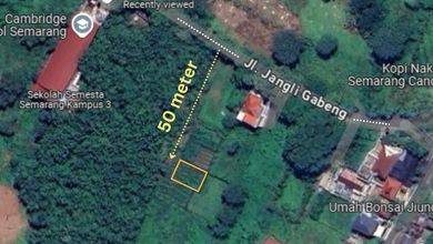 Tanah Siap Bangun Area Komplek Jangli Semarang