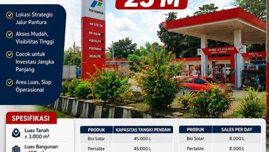 Dijual Spbu Aktif di Limpung Batang