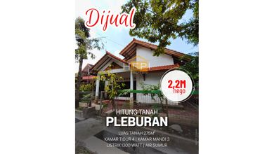 Kesempatan Rumah di Pleburan, Semarang, LB 150m², Harga 2,2 Miliar