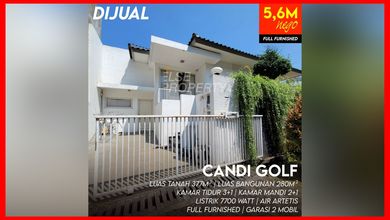 Jual Rumah Terkini di Candi Golf, Semarang Luas 377 m2