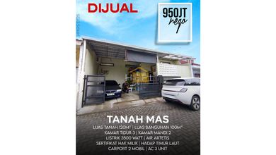 Properti Siap Huni di Kawasan Tanah Mas, Semarang, LT 120m²