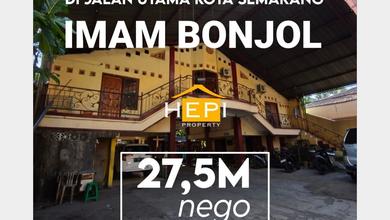 Tanah dan Bangunan di Imam Bonjol Semarang Kota
