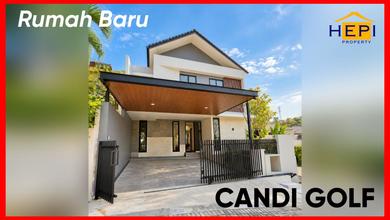 Rumah Mewah 2 Lantai Semi Furnished di Candi Golf Semarang